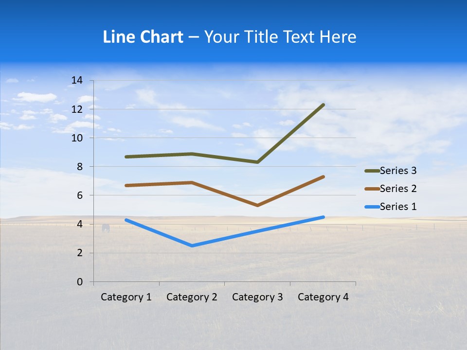 Sky Prairie Wheat PowerPoint Template