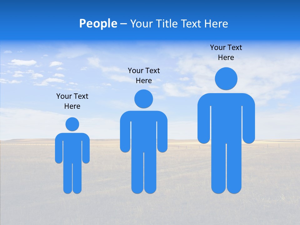 Sky Prairie Wheat PowerPoint Template