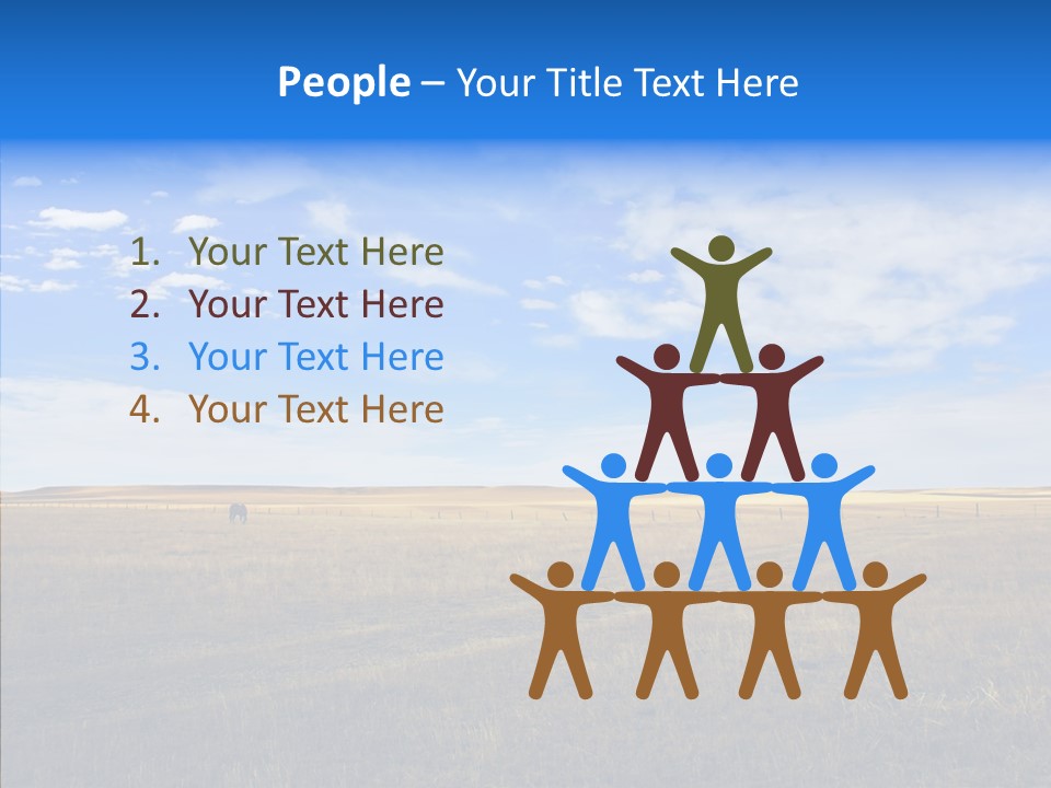 Sky Prairie Wheat PowerPoint Template