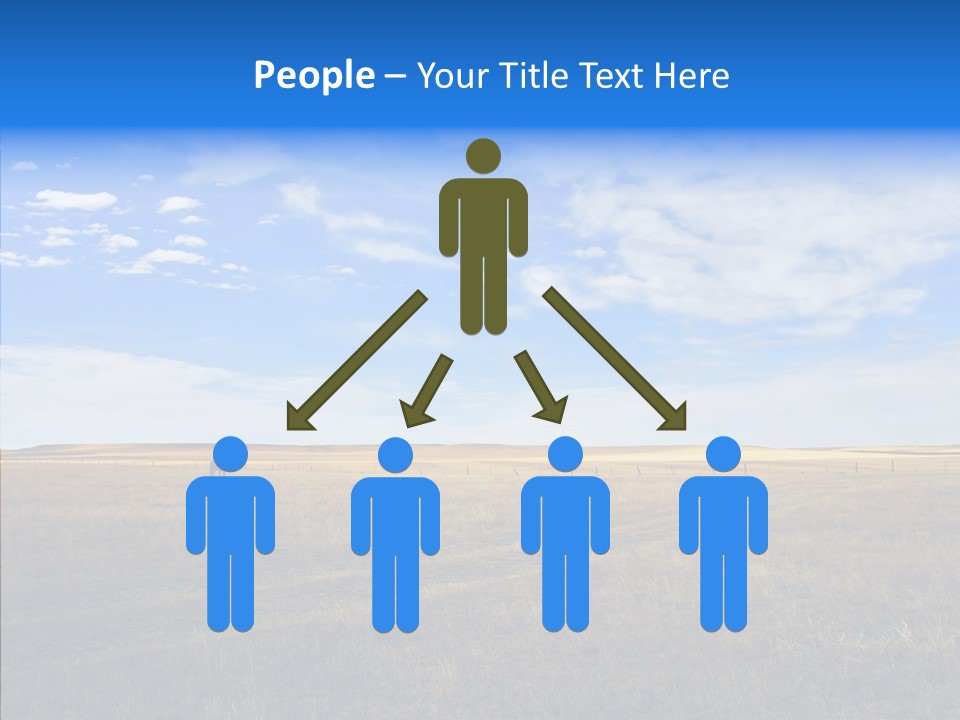 Sky Prairie Wheat PowerPoint Template