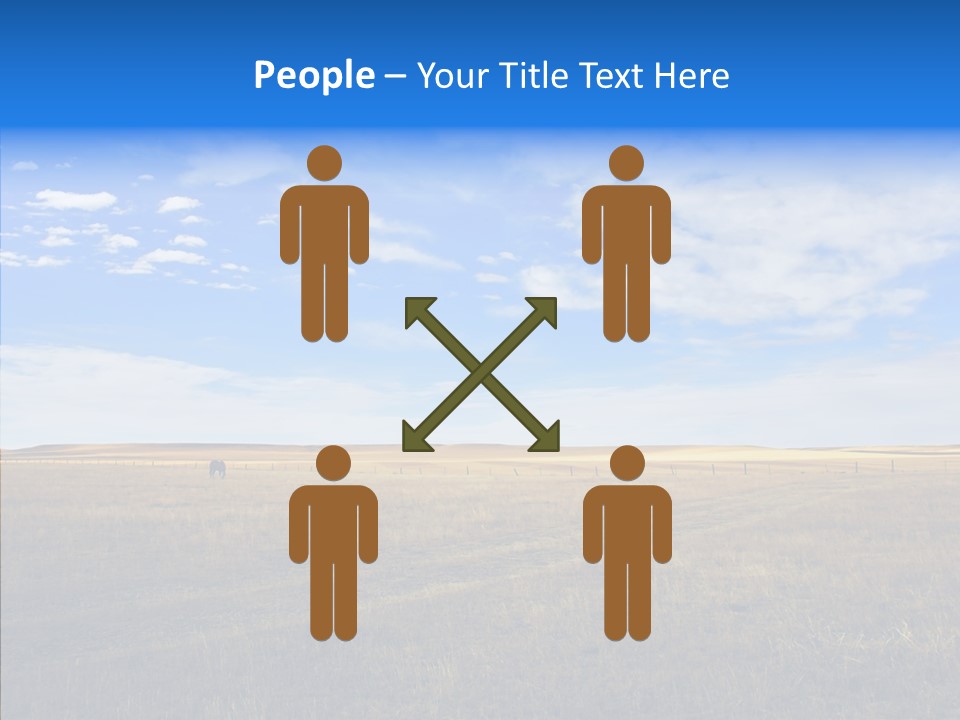 Sky Prairie Wheat PowerPoint Template