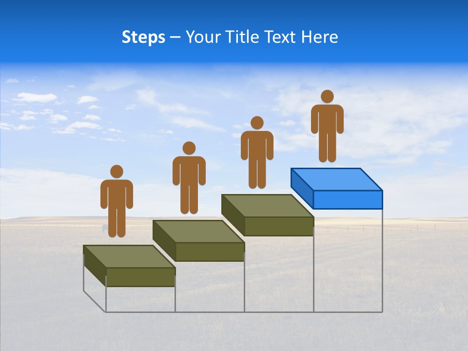 Sky Prairie Wheat PowerPoint Template