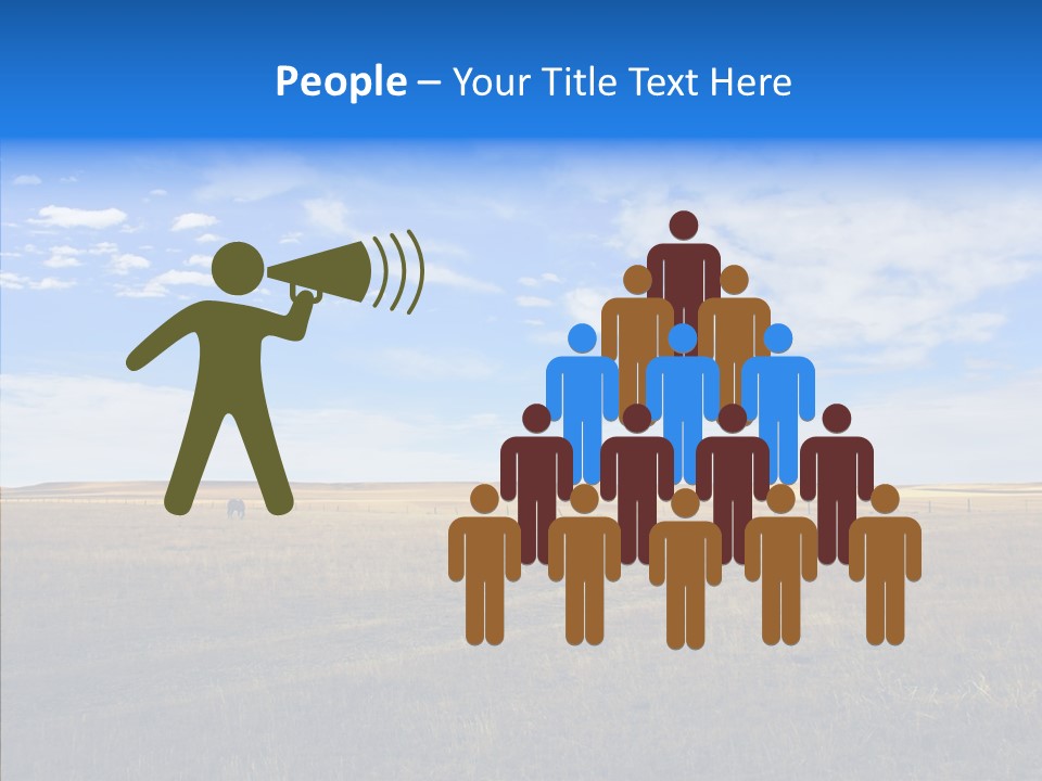 Sky Prairie Wheat PowerPoint Template