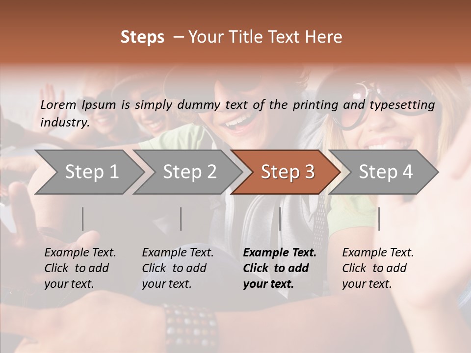Management Happy Board PowerPoint Template
