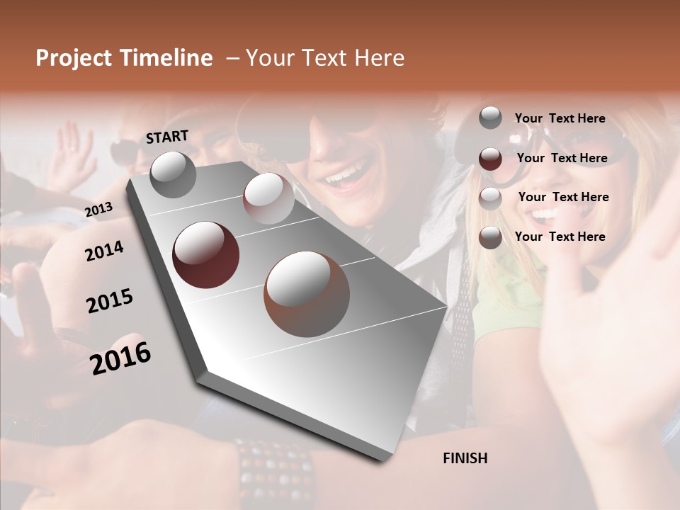 Management Happy Board PowerPoint Template