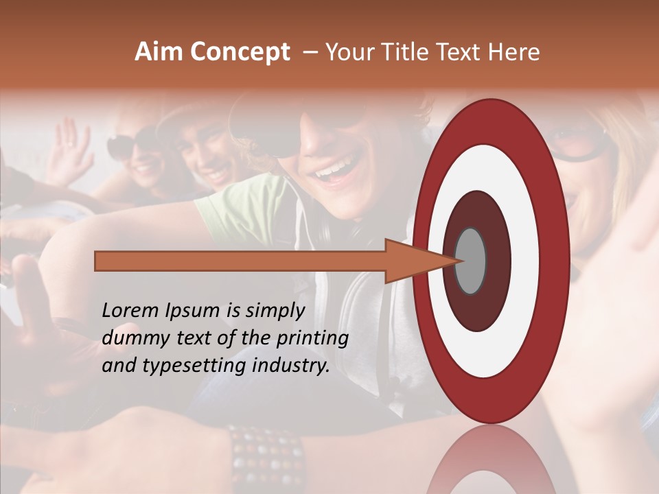 Management Happy Board PowerPoint Template