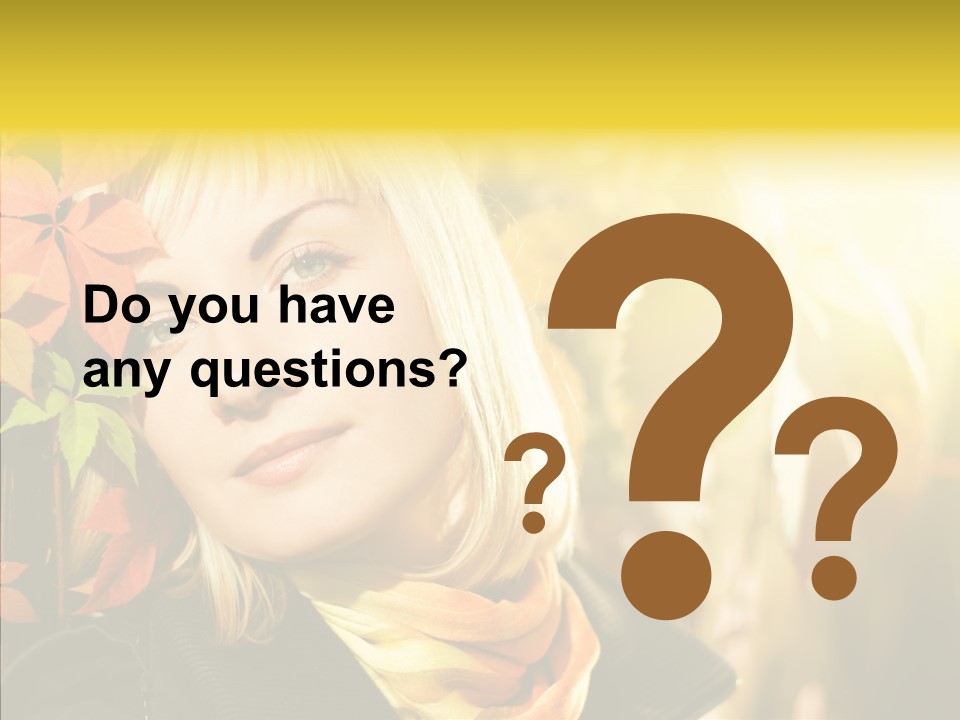 Beautiful Pure Single PowerPoint Template