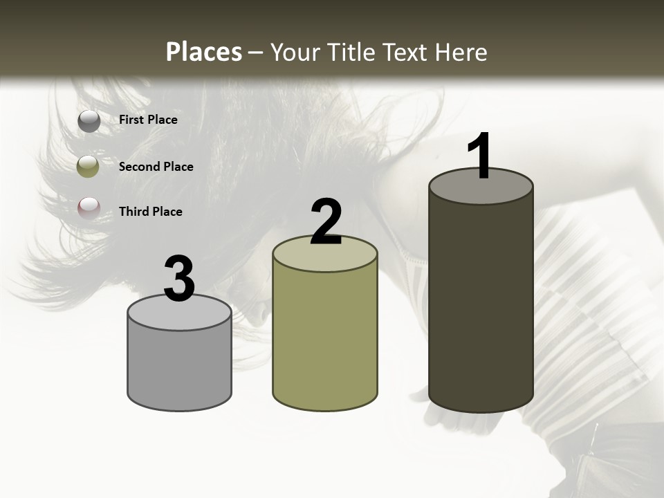 Profile Women Art PowerPoint Template