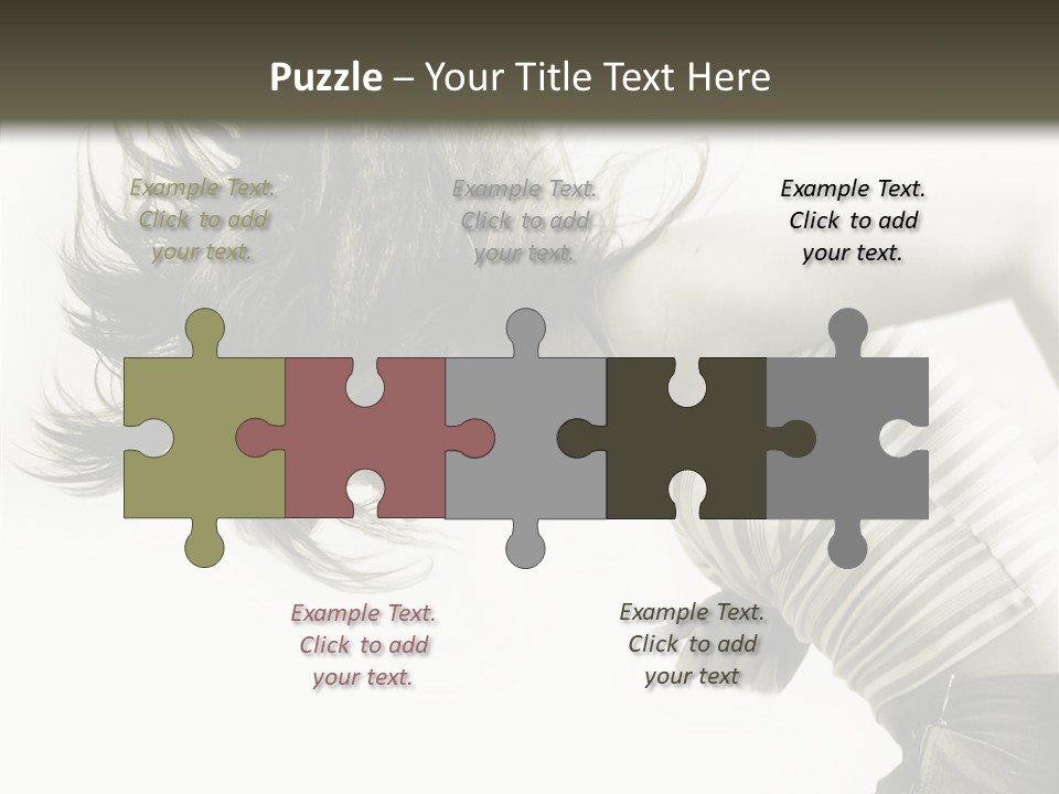 Profile Women Art PowerPoint Template