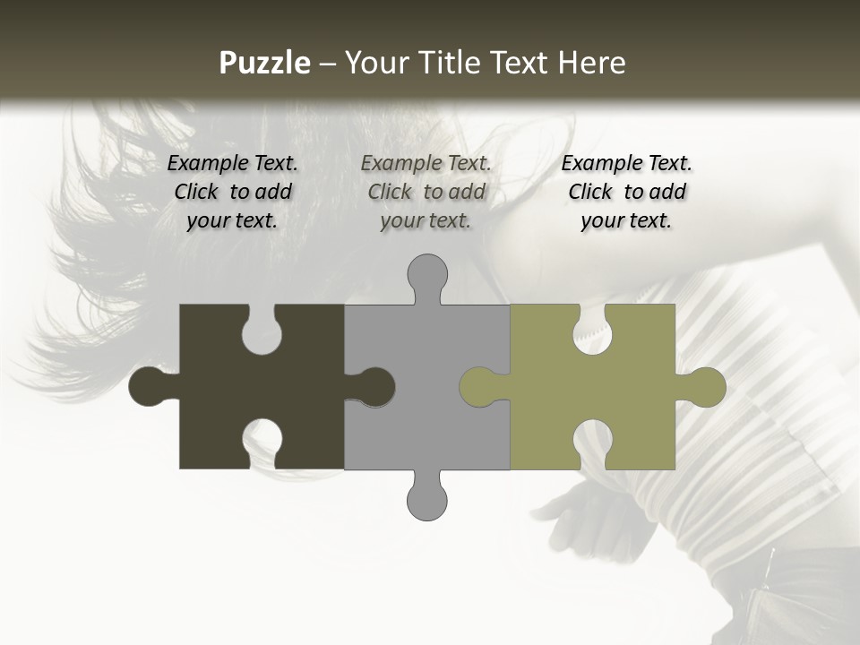 Profile Women Art PowerPoint Template