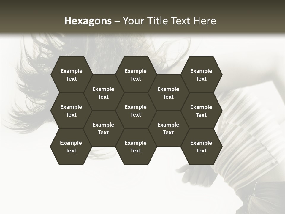 Profile Women Art PowerPoint Template