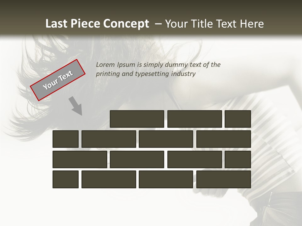 Profile Women Art PowerPoint Template