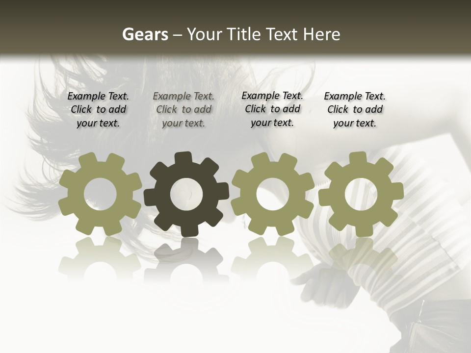 Profile Women Art PowerPoint Template