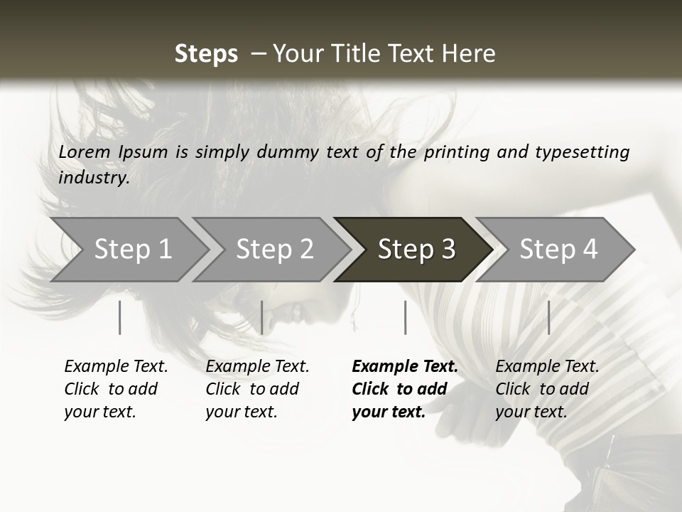 Profile Women Art PowerPoint Template