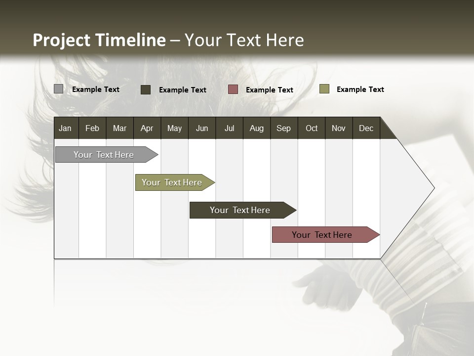 Profile Women Art PowerPoint Template