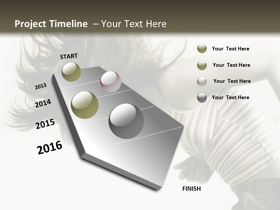 Profile Women Art PowerPoint Template