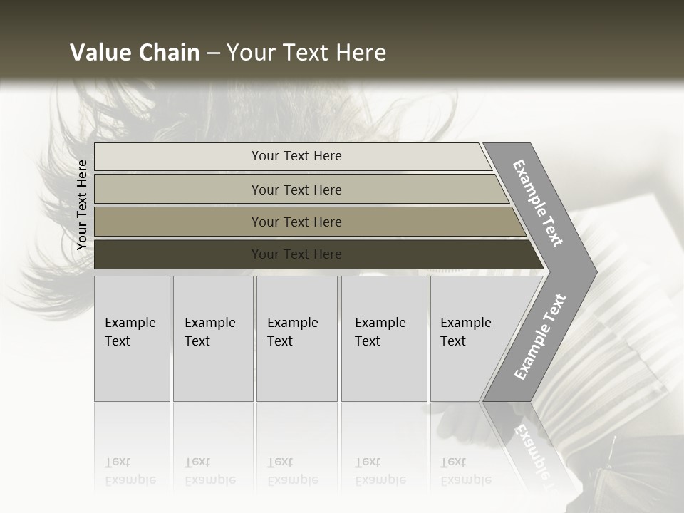 Profile Women Art PowerPoint Template