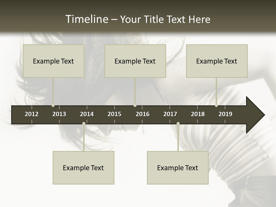 Profile Women Art PowerPoint Template