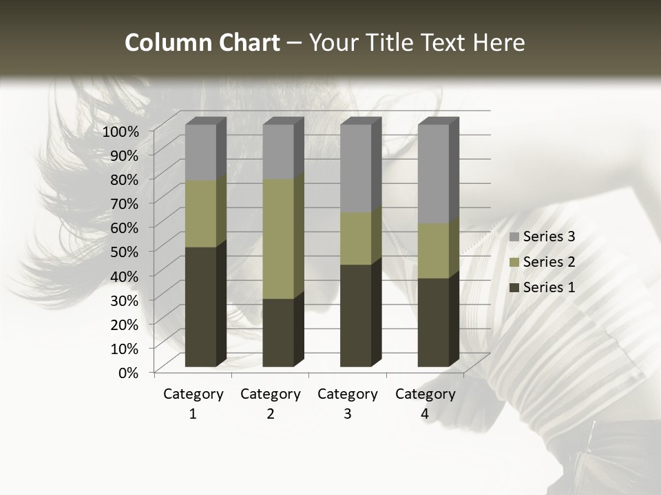 Profile Women Art PowerPoint Template