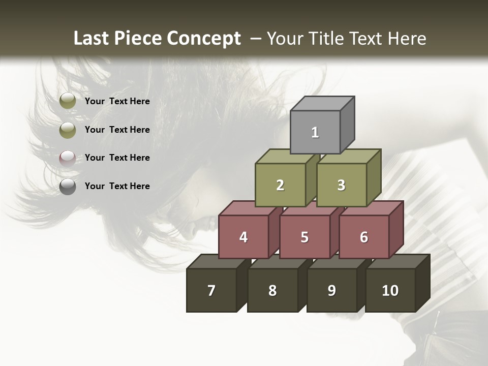 Profile Women Art PowerPoint Template