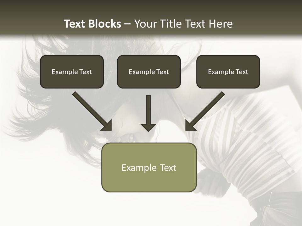 Profile Women Art PowerPoint Template