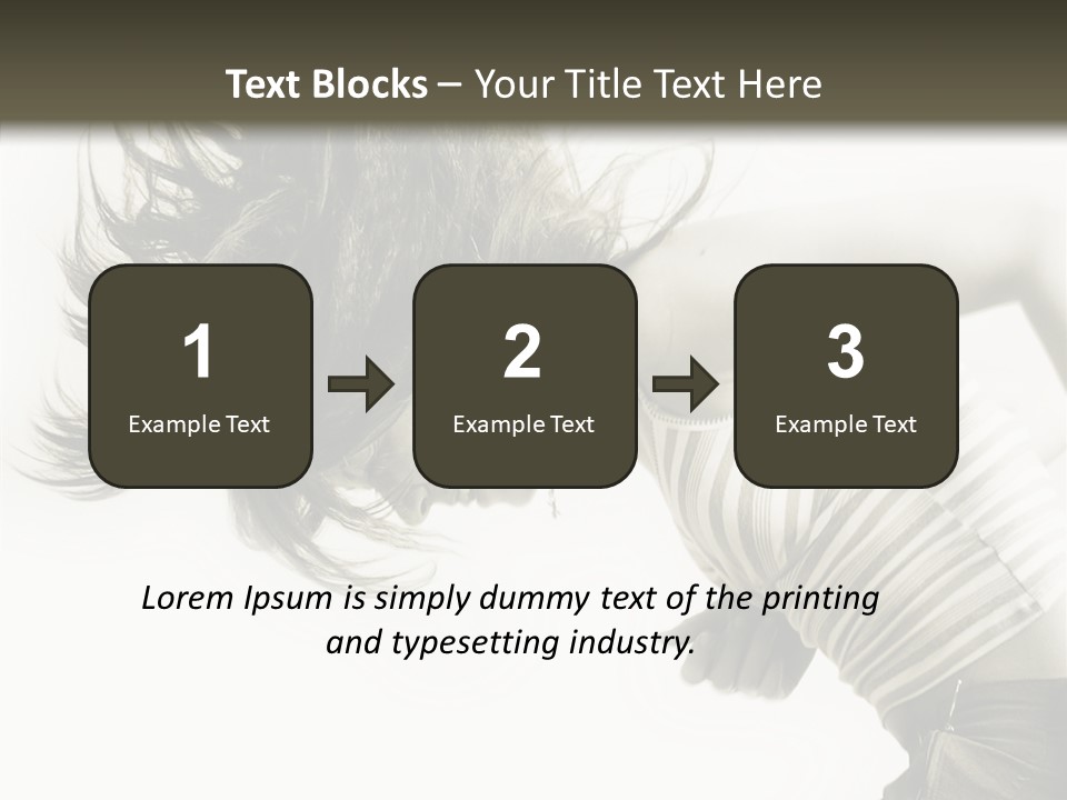 Profile Women Art PowerPoint Template