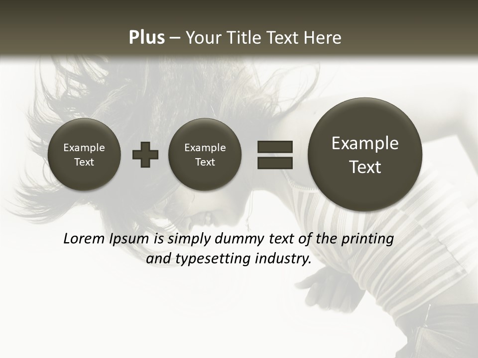 Profile Women Art PowerPoint Template