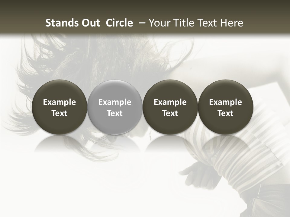 Profile Women Art PowerPoint Template