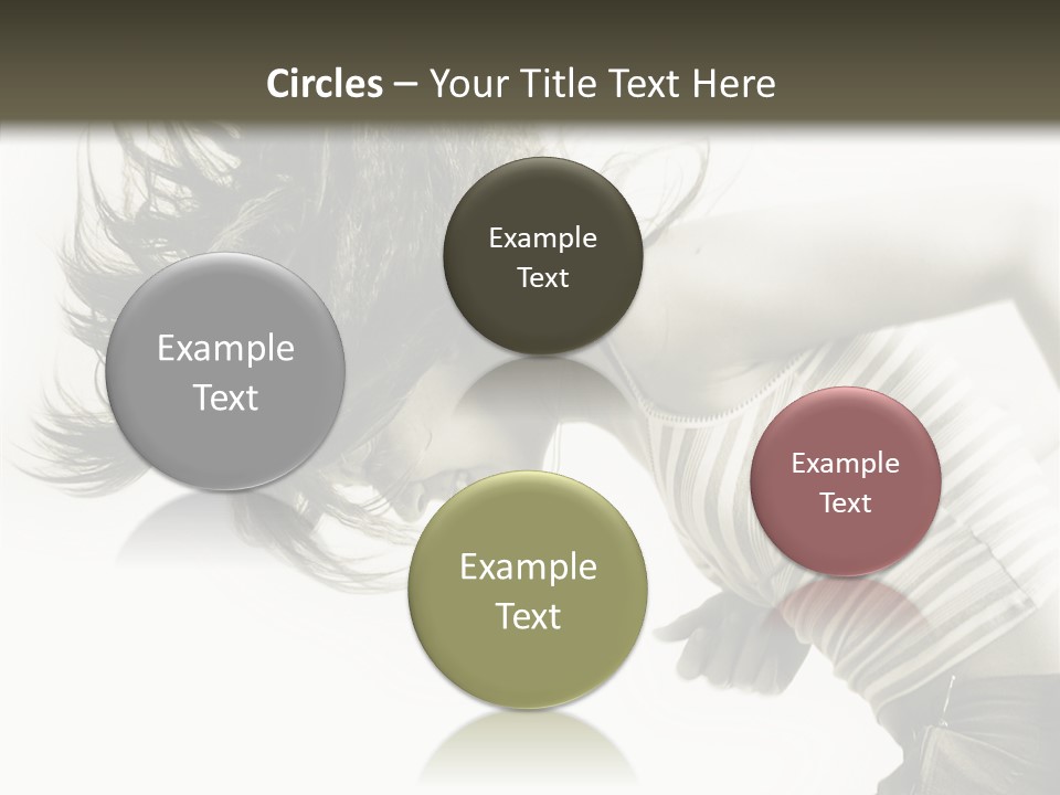 Profile Women Art PowerPoint Template