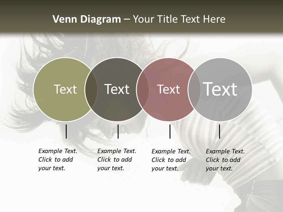 Profile Women Art PowerPoint Template