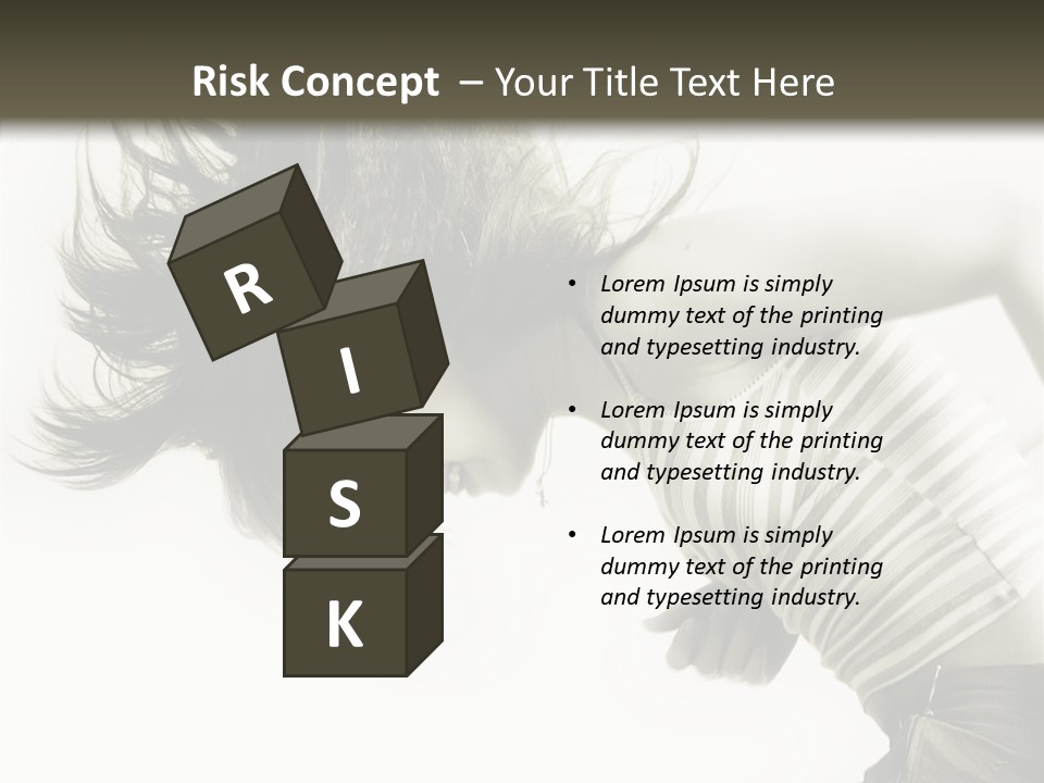 Profile Women Art PowerPoint Template