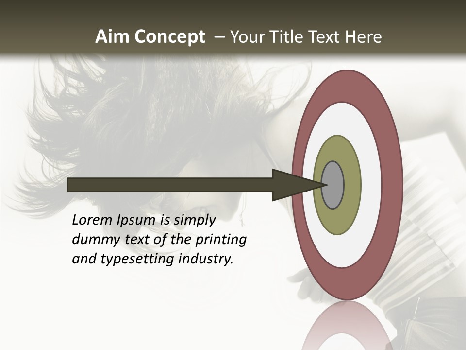 Profile Women Art PowerPoint Template