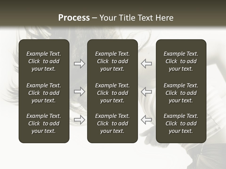 Profile Women Art PowerPoint Template