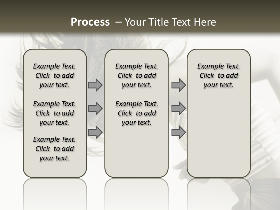 Profile Women Art PowerPoint Template