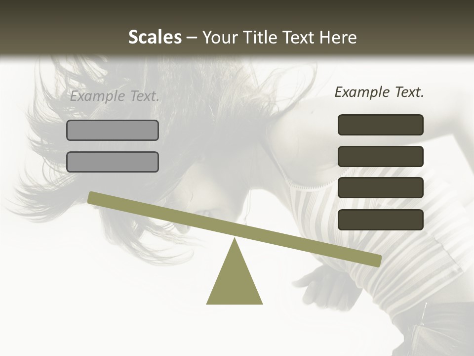 Profile Women Art PowerPoint Template