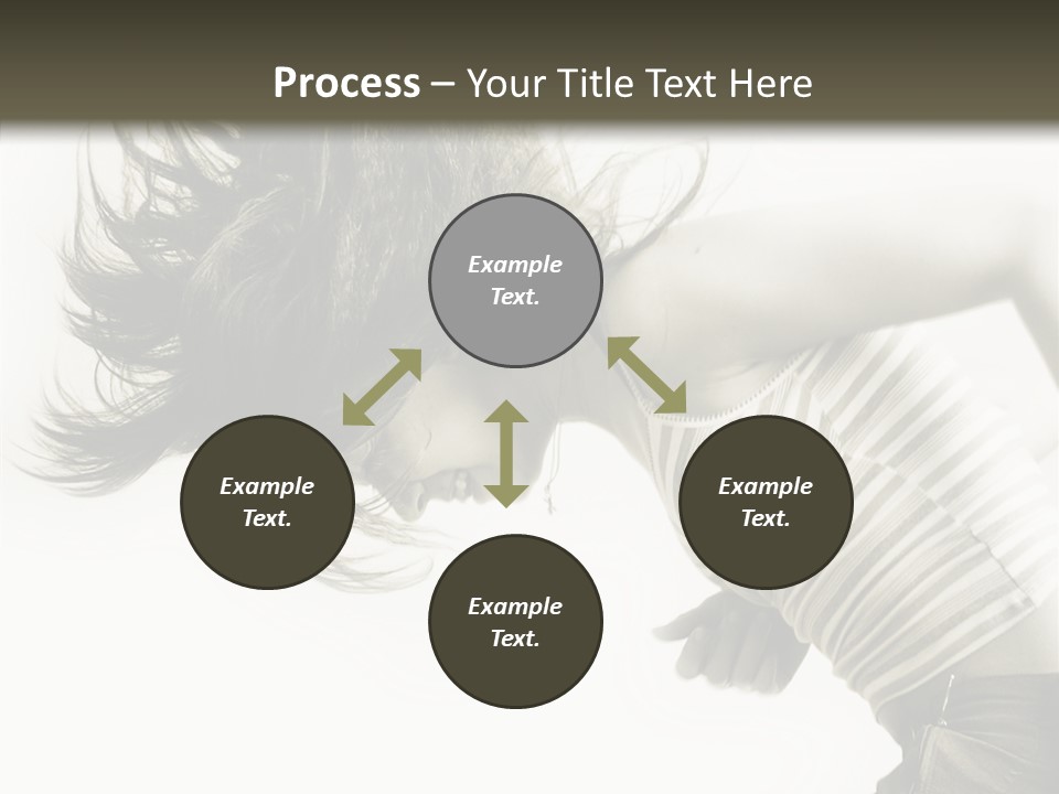 Profile Women Art PowerPoint Template