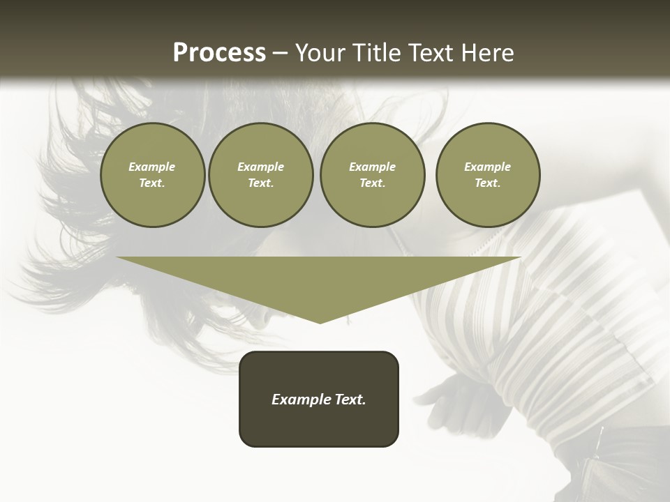 Profile Women Art PowerPoint Template