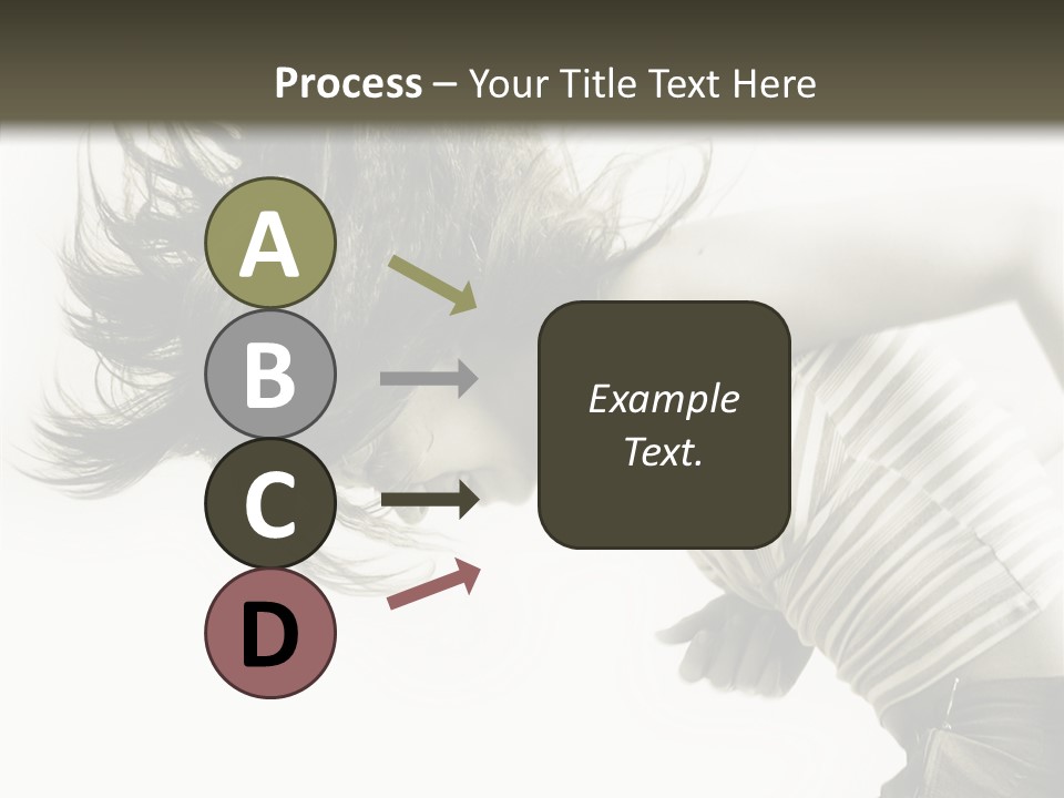 Profile Women Art PowerPoint Template