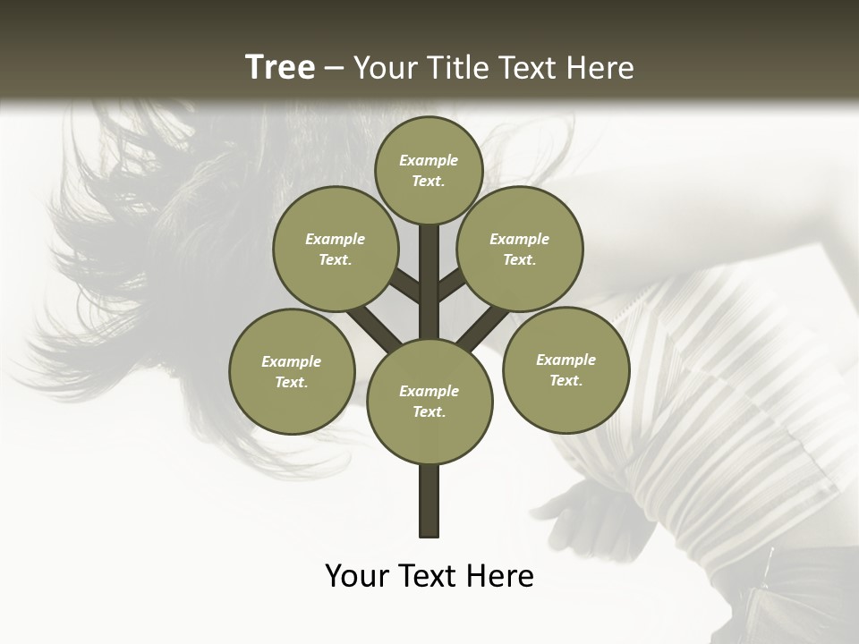 Profile Women Art PowerPoint Template