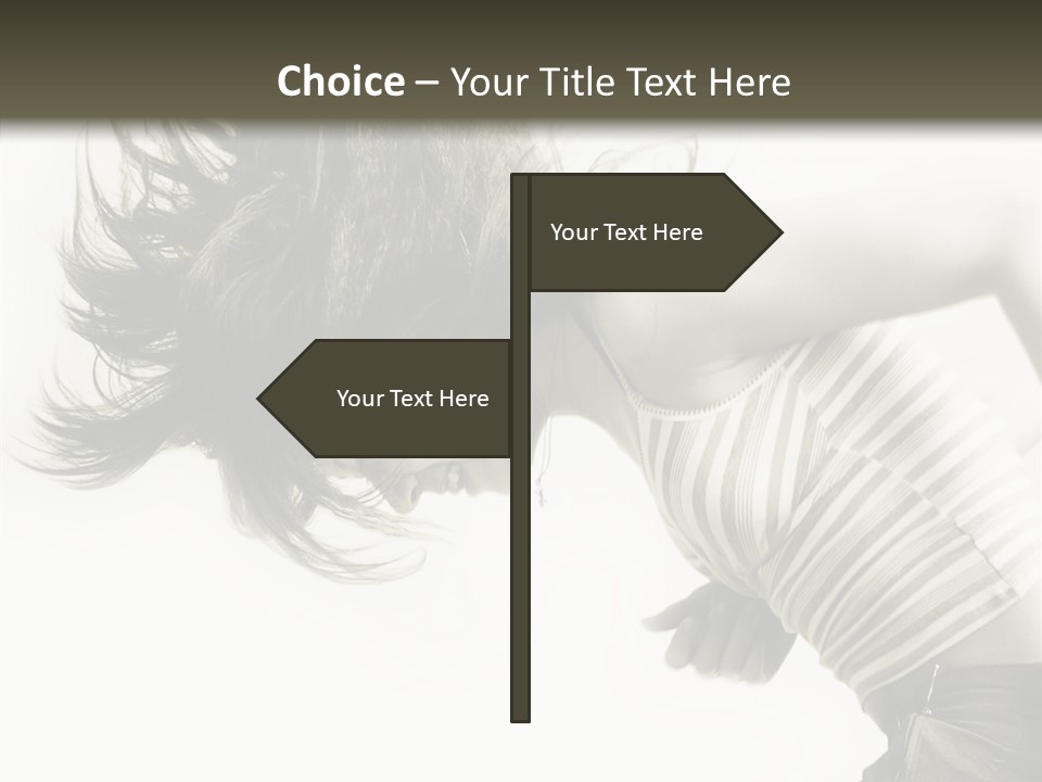 Profile Women Art PowerPoint Template