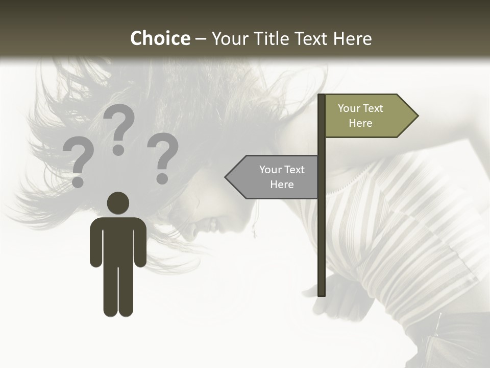 Profile Women Art PowerPoint Template