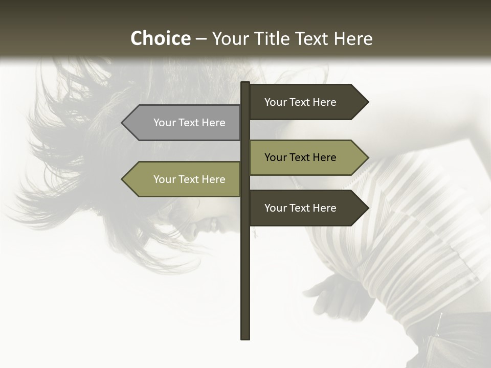 Profile Women Art PowerPoint Template