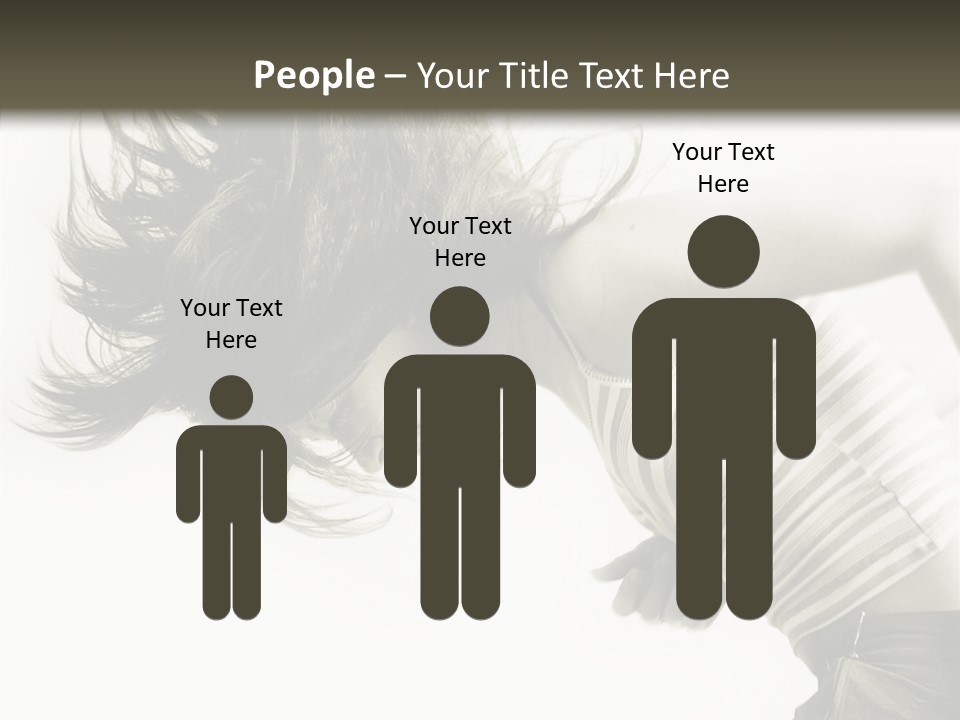 Profile Women Art PowerPoint Template