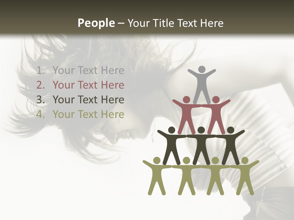 Profile Women Art PowerPoint Template