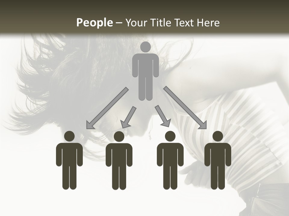 Profile Women Art PowerPoint Template