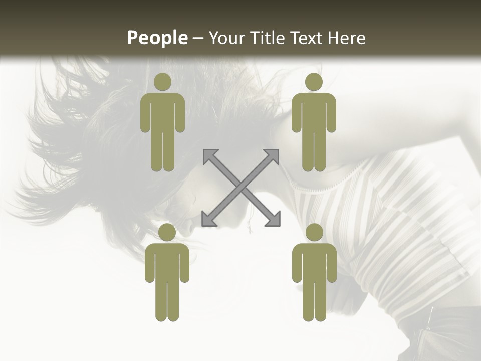 Profile Women Art PowerPoint Template