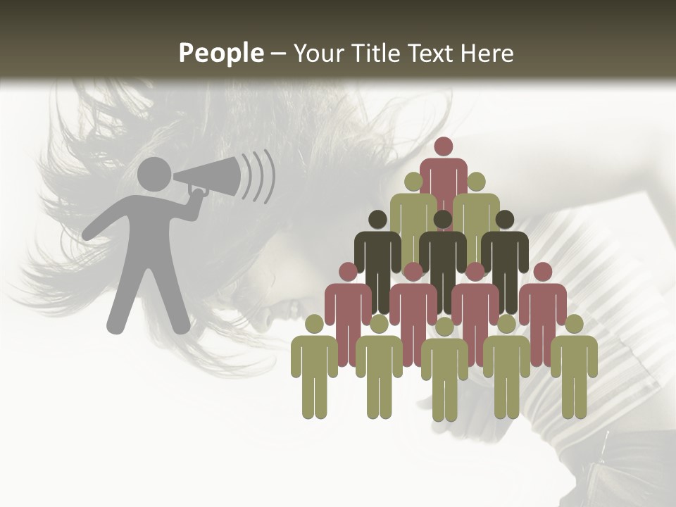 Profile Women Art PowerPoint Template