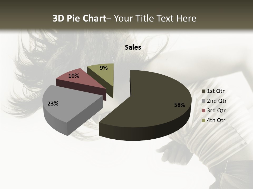 Profile Women Art PowerPoint Template
