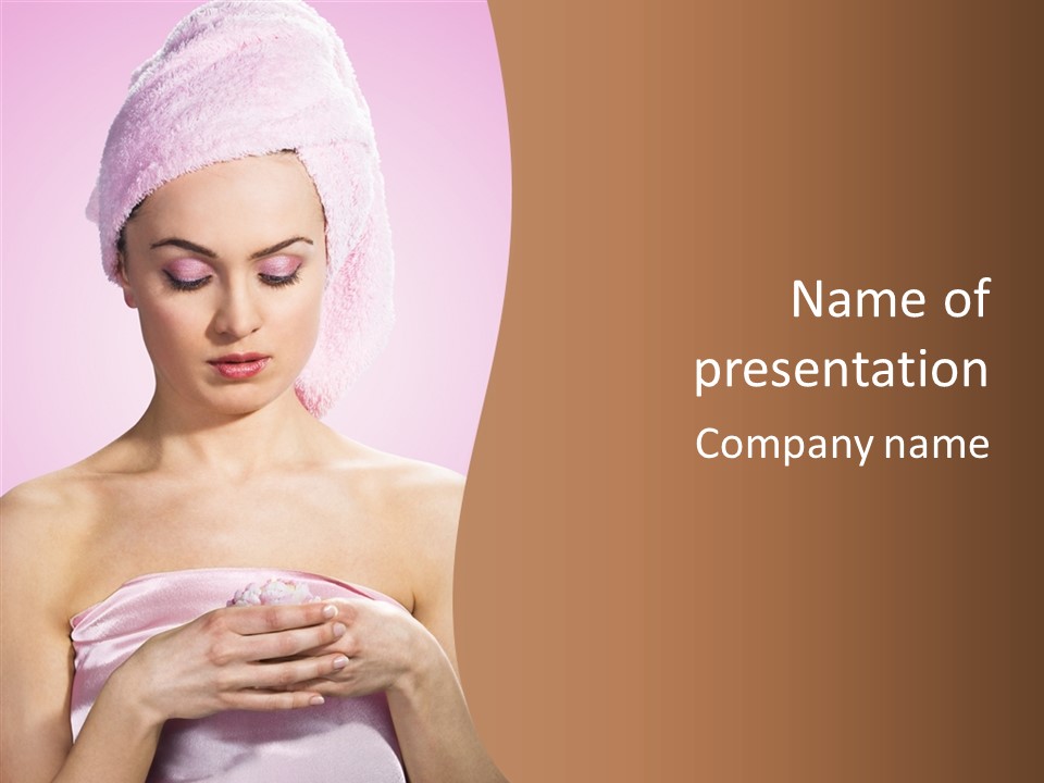 Candle Sauna Hygiene PowerPoint Template