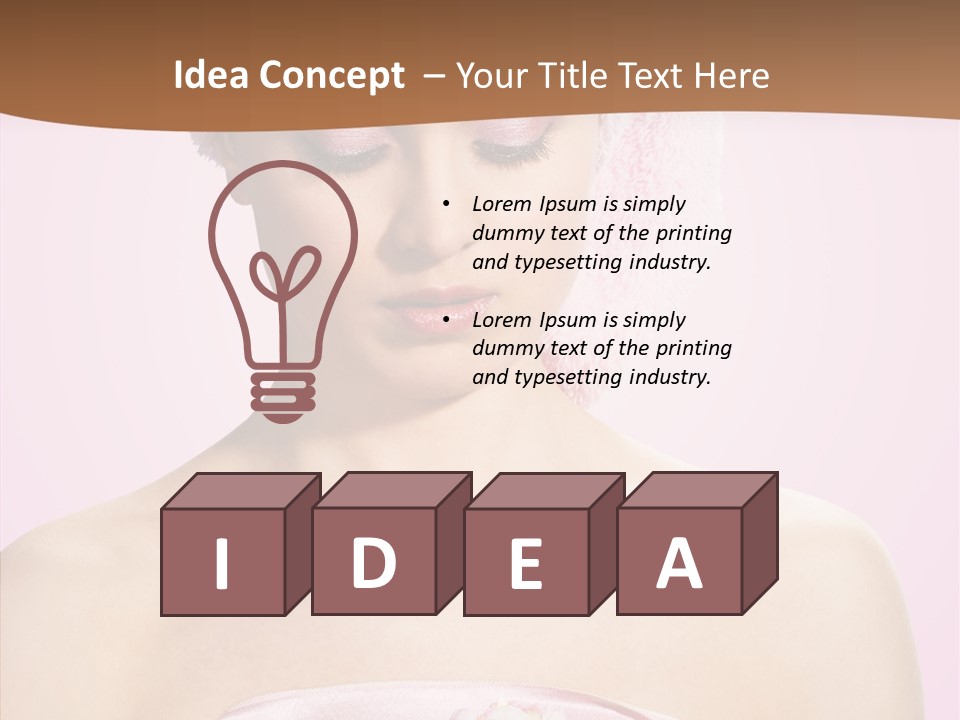 Candle Sauna Hygiene PowerPoint Template